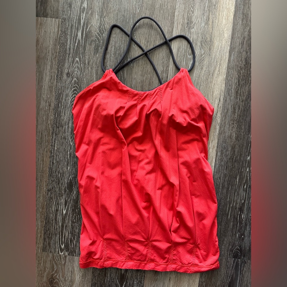 Lululemon Coral Flow and Go Tank Top